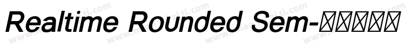 Realtime Rounded Sem字体转换